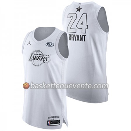 Maillot Basket Los Angeles Lakers Kobe Bryant 24 2018 All-Star Jordan Brand Blanc Swingman - Homme